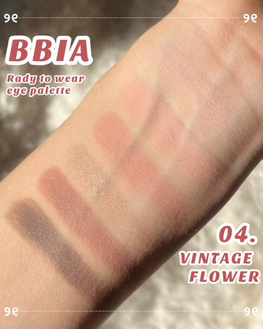 ‎𓊆 BBIA eye palette 𓊇

デートメイクにとってもおすすめ♥

:

BBIA ▷▷  レディートゥーウェアアイパレット

04.ヴィンテージフラワー

:

ブルベ寄りのピンクブラウ