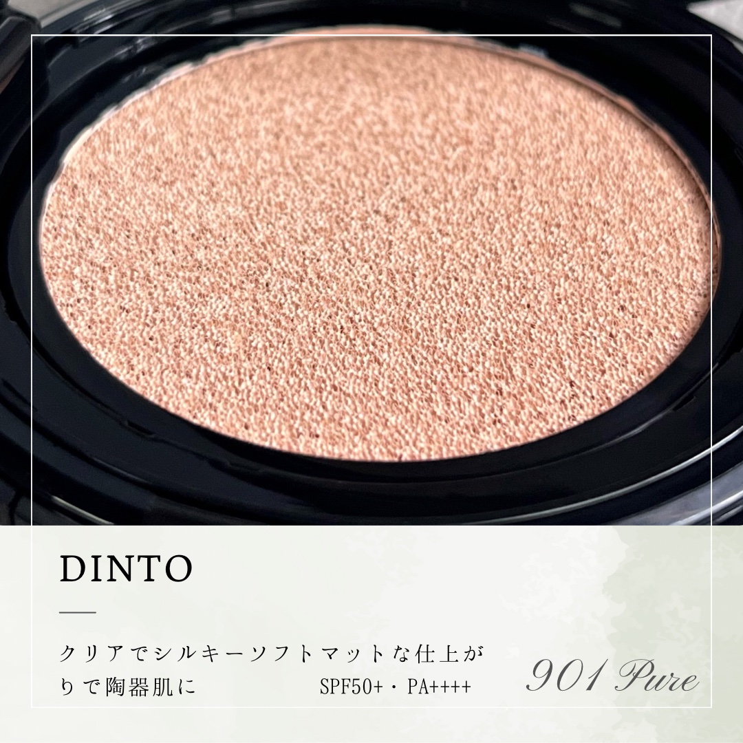 ブラーフィニッシュ雲楚クッション/Dinto/クッションファンデーションを使ったクチコミ（2枚目）