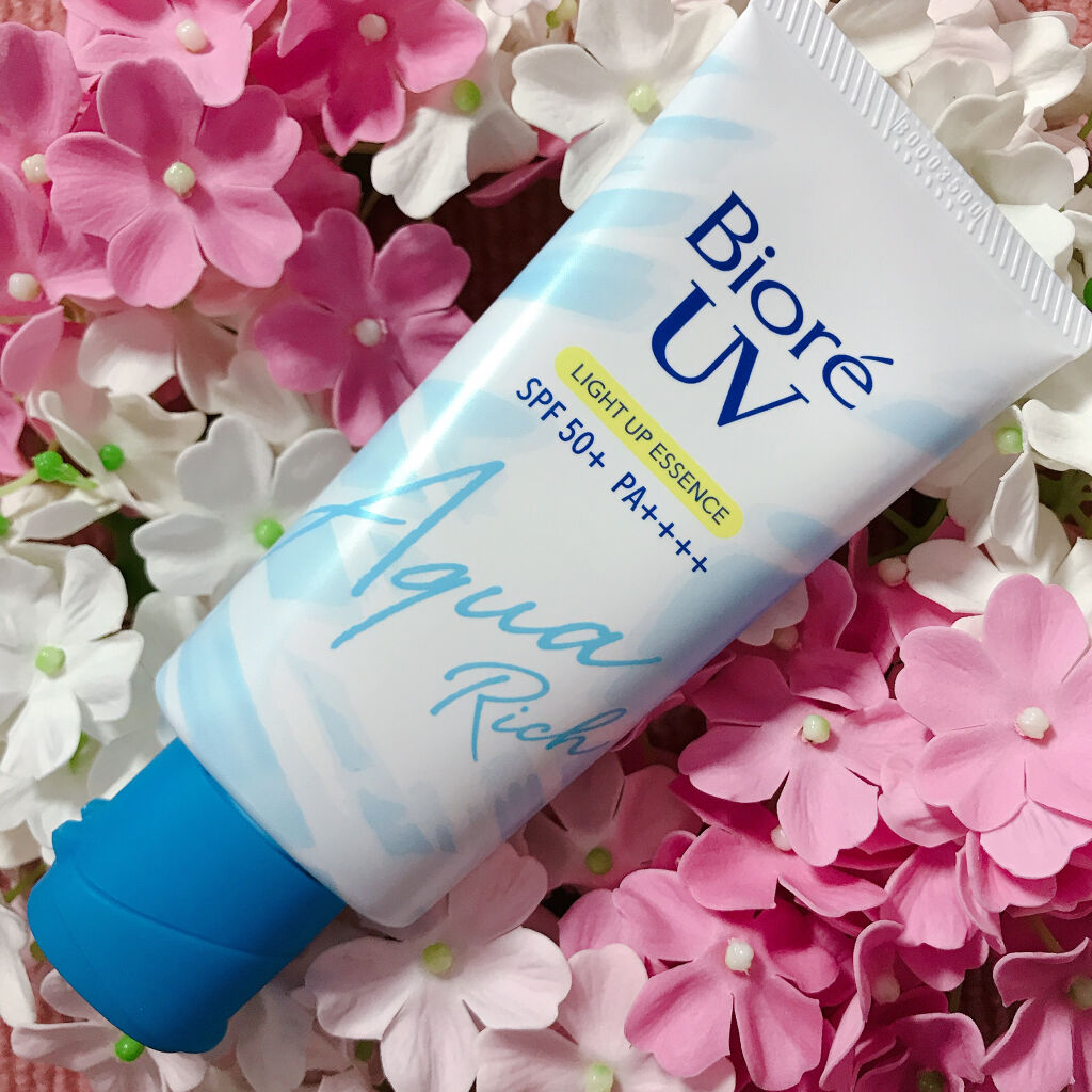 ビオレUV アクアリッチ ライトアップエッセンス/ビオレ/日焼け止めクリームを使ったクチコミ（1枚目）