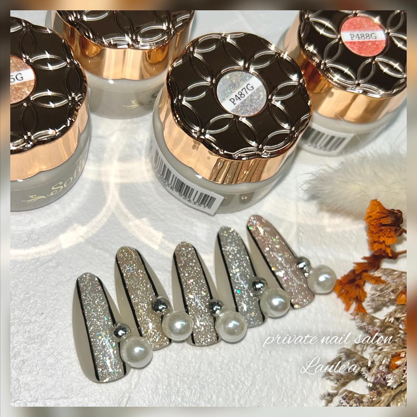 フェアリーグリッター/sofirah/ジェルネイルを使ったクチコミ（3枚目）