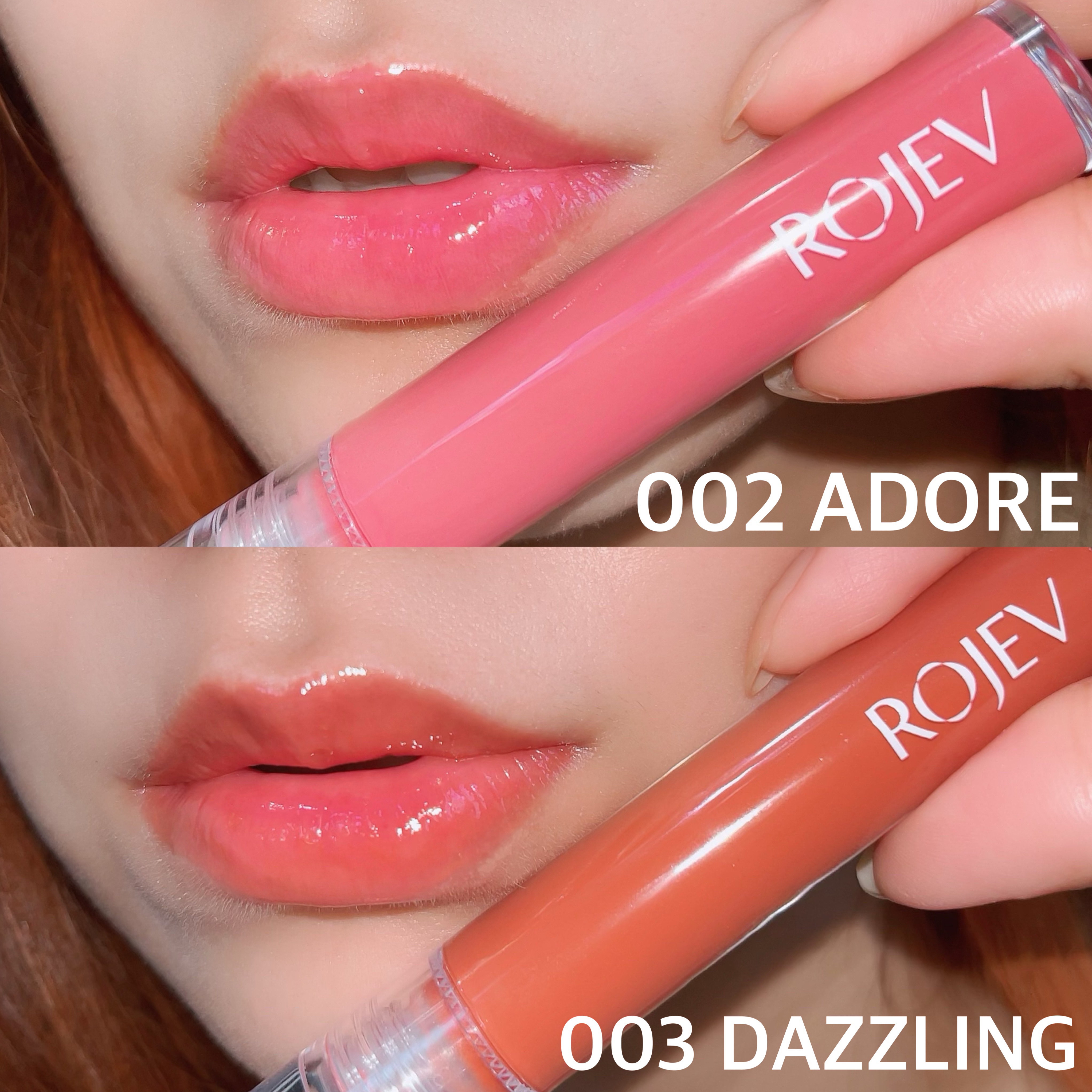 LIP PLUMPER GLAZE TINT/ROJEV/口紅を使ったクチコミ（3枚目）