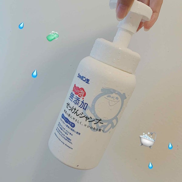 無添加せっけんシャンプー泡タイプ/リンス/シャボン玉石けん/市販シャンプー by R🦄💜フォロバ