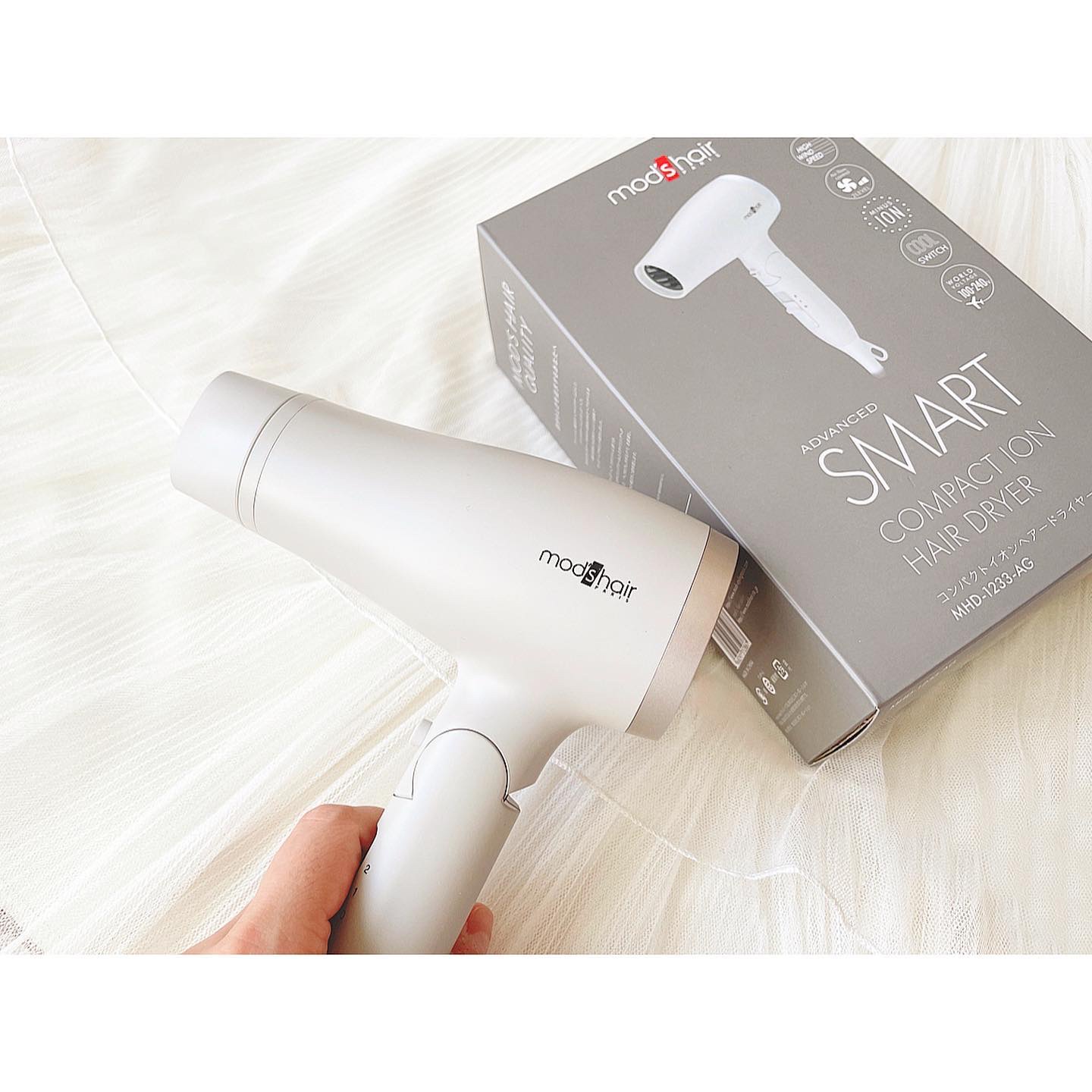 アドバンススマート コンパクトイオンヘアードライヤー/mod's hair/ドライヤーを使ったクチコミ（1枚目）