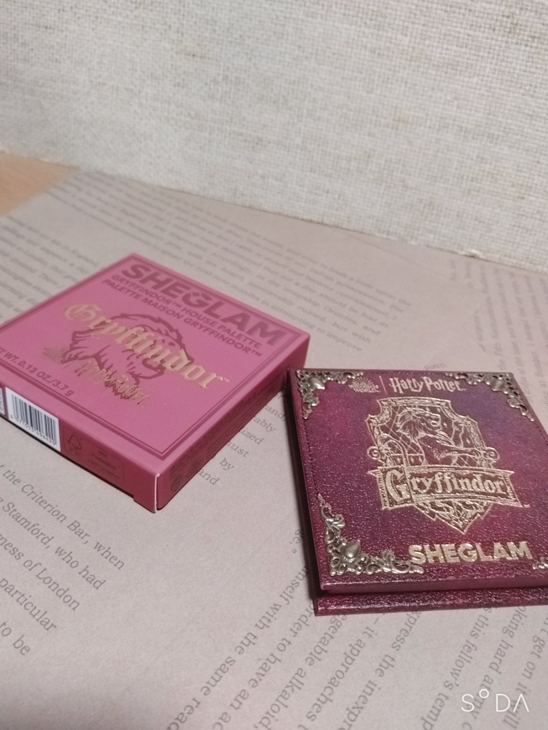 ハリーポッター ホグワーツの家パレット/SHEGLAM/アイシャドウパレットを使ったクチコミ(1枚目)