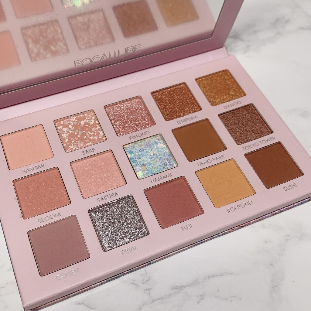GO TRAVEL 15色アイシャドウパレット/FOCALLURE/アイシャドウパレットを使ったクチコミ（3枚目）