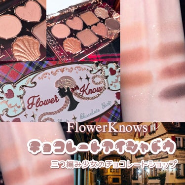 FlowerKnows チョコレートシリーズアイシャドウパレットのクチコミ「〘 三つ編み少女のチョコレートショップへようこそ 〙




少女が魔法で作る甘いチョコレート.....」（1枚目）