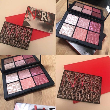 NARS 2018 ホリデーコレクション🎄💕
１１月２２日限定発売

ホットトライスト チークパレット♡
¥7400 + tax

4種類のブラッシュと2種類のハイライトカラー

全色限定カラーです☺️