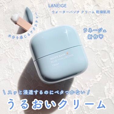 ウォーターバンク クリーム (乾燥肌用)/LANEIGE/フェイスクリームを使ったクチコミ（1枚目）