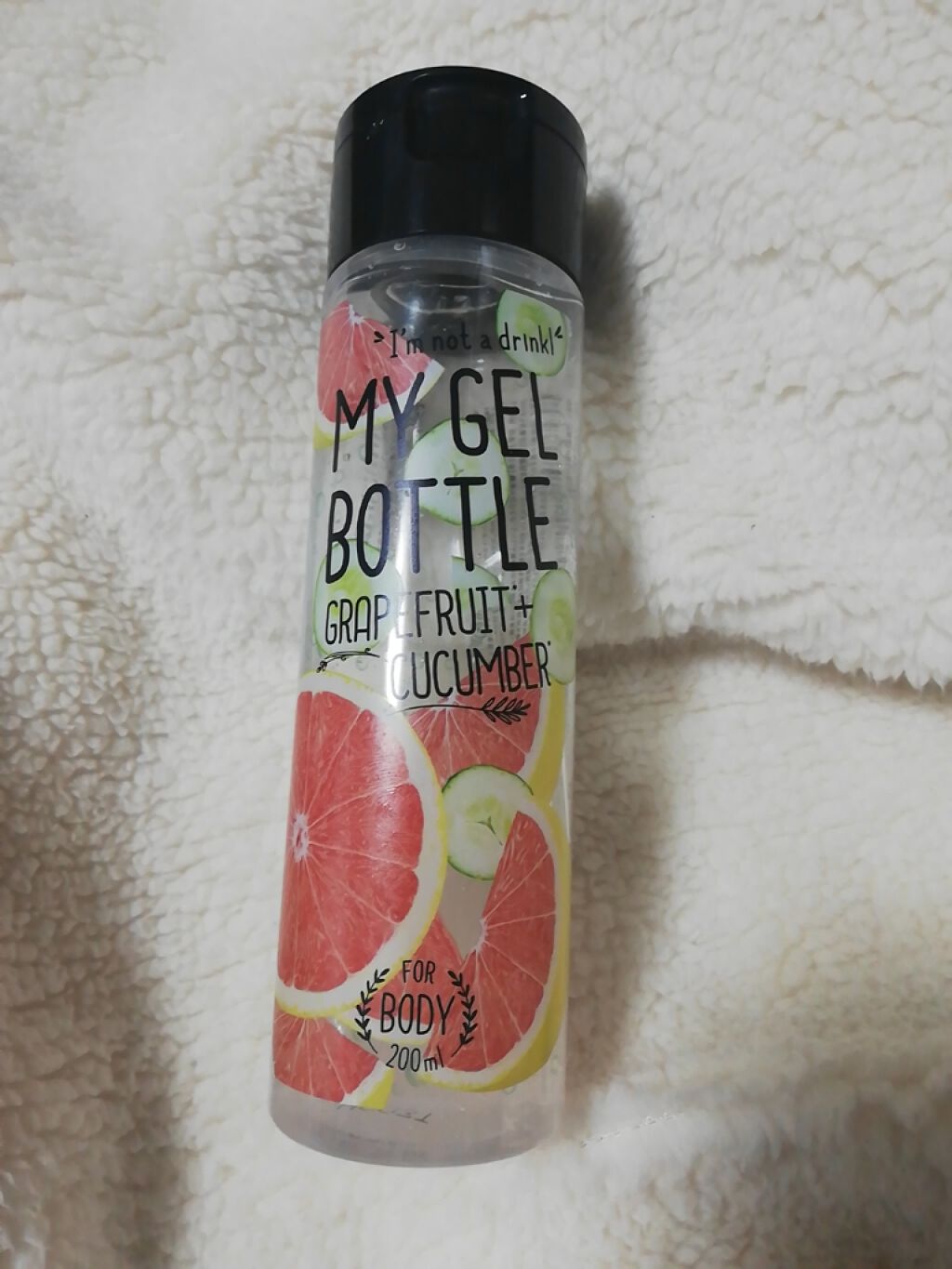 MY GEL BOTTLE グレープフルーツ&キューカンバー。/COSME RECIPE/ボディローションを使ったクチコミ(1枚目)
