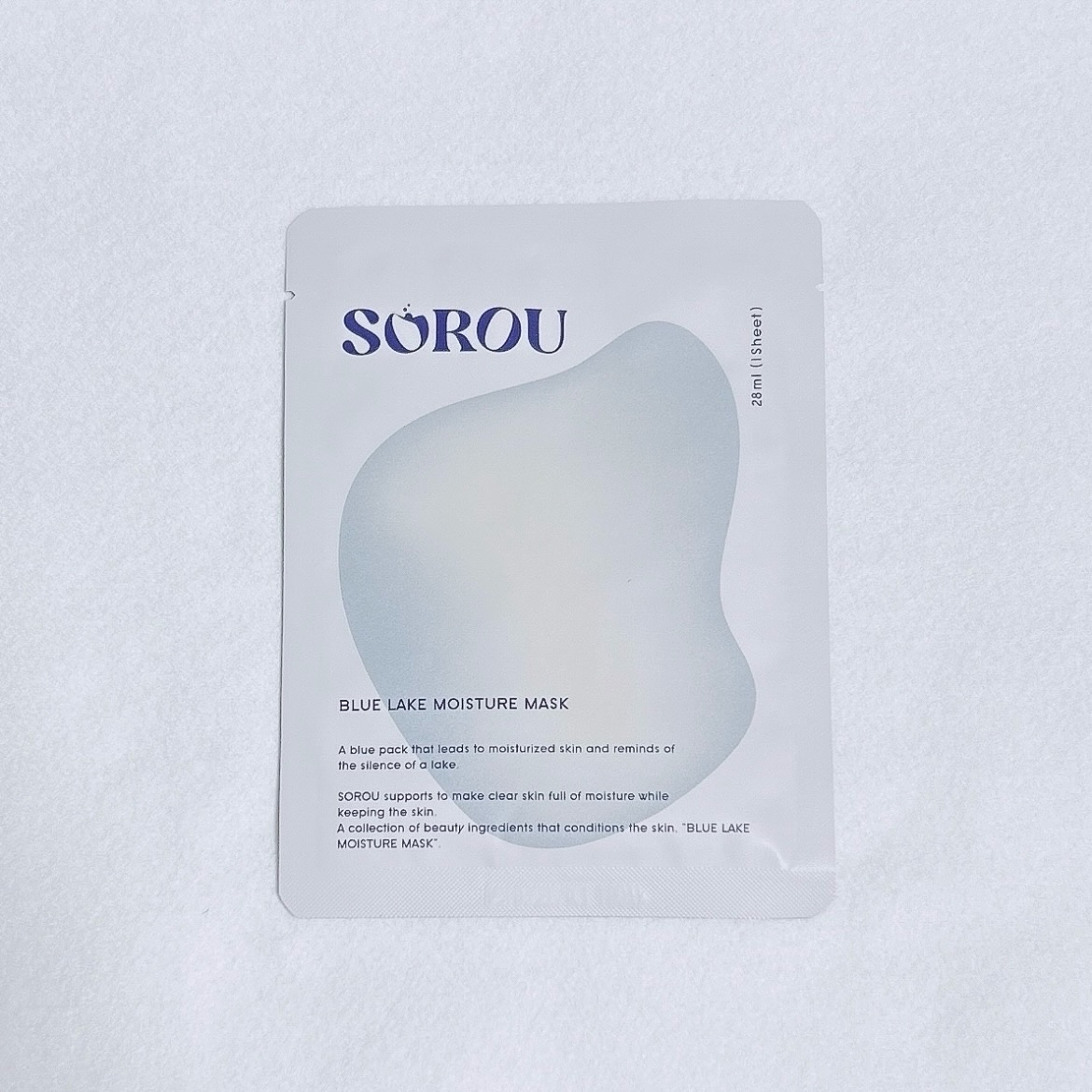 ブルー レイク モイスチャー マスク/SOROU/シートマスク・パックを使ったクチコミ（3枚目）