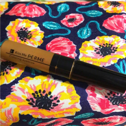 カラーリングアイブロウ/キスミー フェルム/眉マスカラを使ったクチコミ(1枚目)