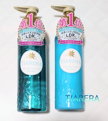 ヘッドスパフォームリッチシャンプー/ディープスパリペアトリートメント/TIARERA/市販シャンプーを使ったクチコミ(1枚目)
