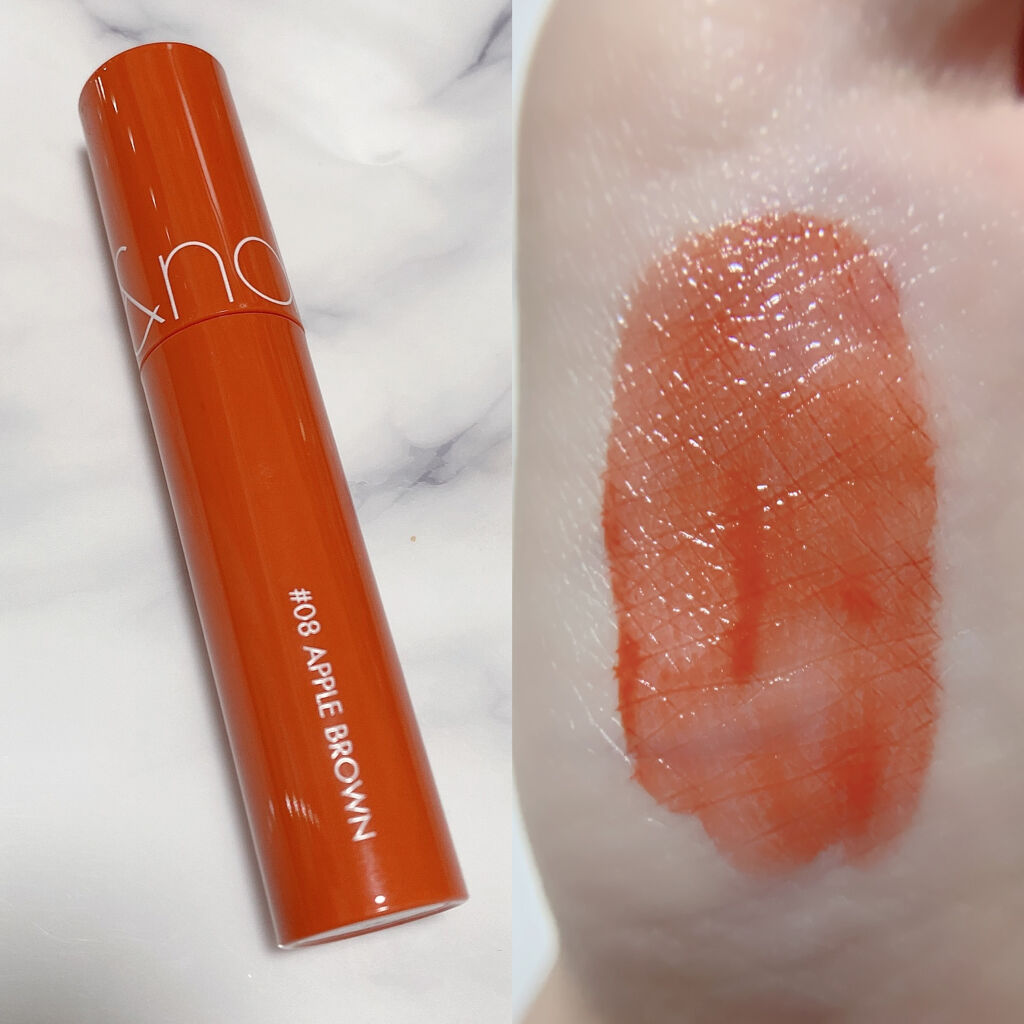 ジューシーラスティングティント/rom&nd/リップティントを使ったクチコミ（3枚目）