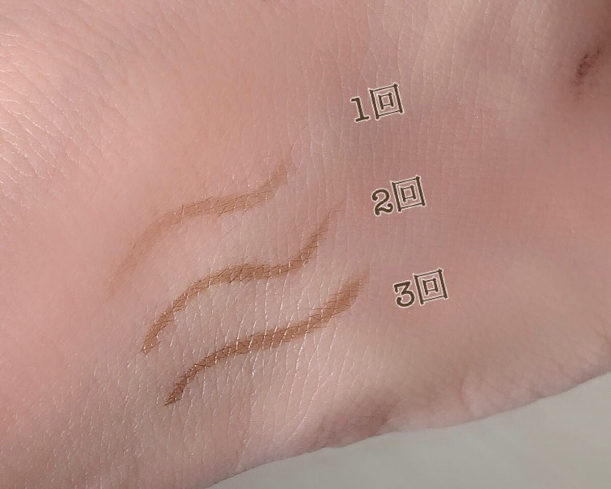 描くふたえアイライナー/CEZANNE/リキッドアイライナーを使ったクチコミ(2枚目)