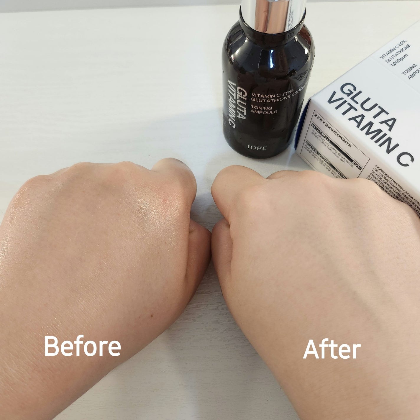 グルタ ビタミンC トーニング アンプル/IOPE/美容液を使ったクチコミ(3枚目)