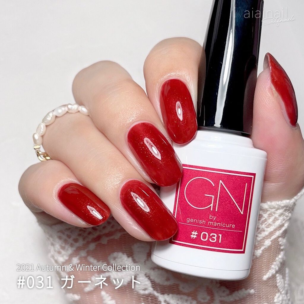 aiainail_@セルフネイル on LIPS 「⌇GNbygenishmanicure2021Autumn&..」(2枚目)