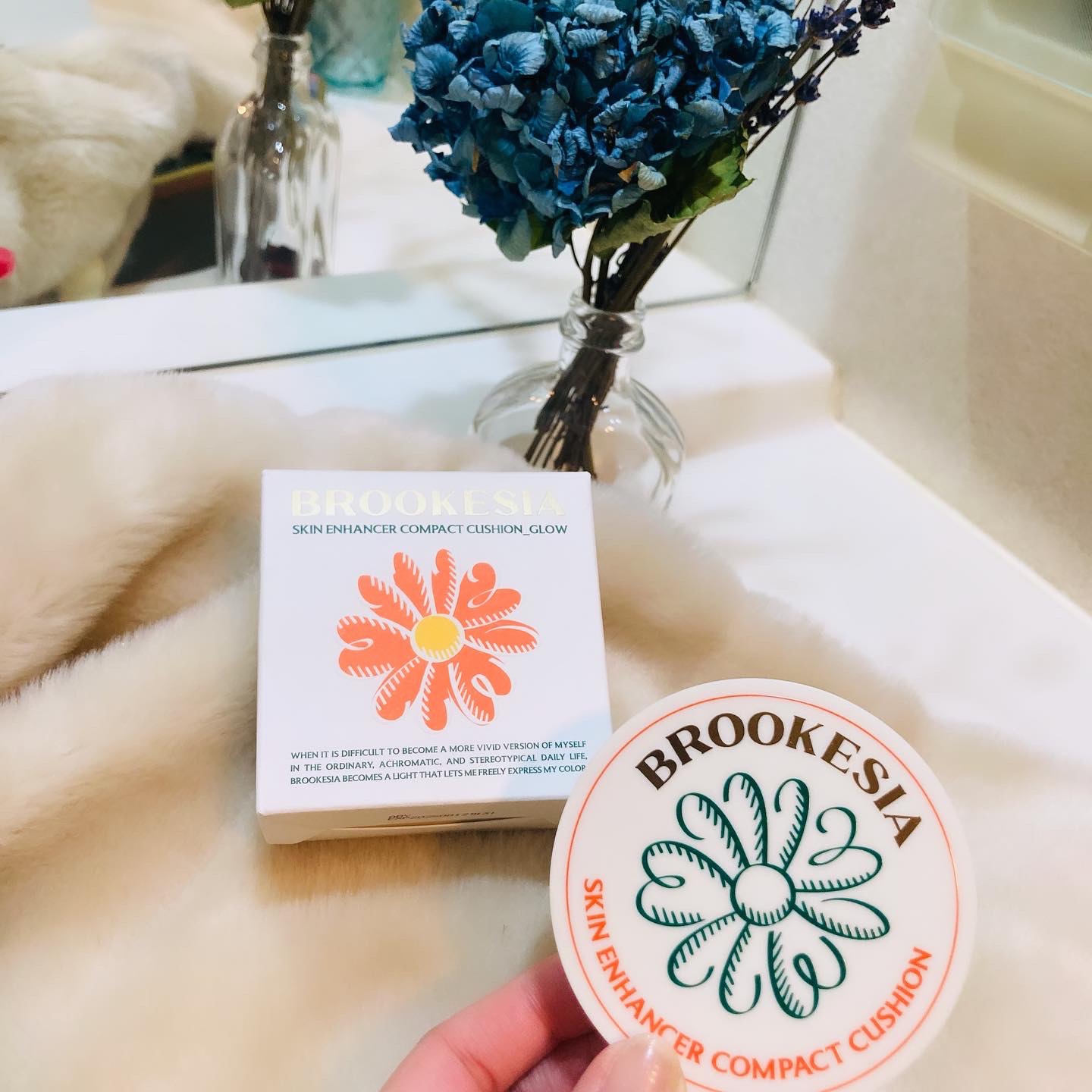 スキンエンハンサー コンパクトクッション（グロー) #2 ソフトロジー/BROOKESIA/クッションファンデーションを使ったクチコミ（1枚目）
