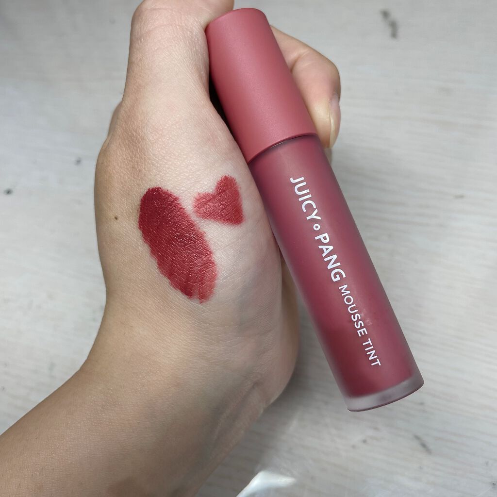 ジューシーパン ムースティント/A’pieu/リップティントを使ったクチコミ（3枚目）