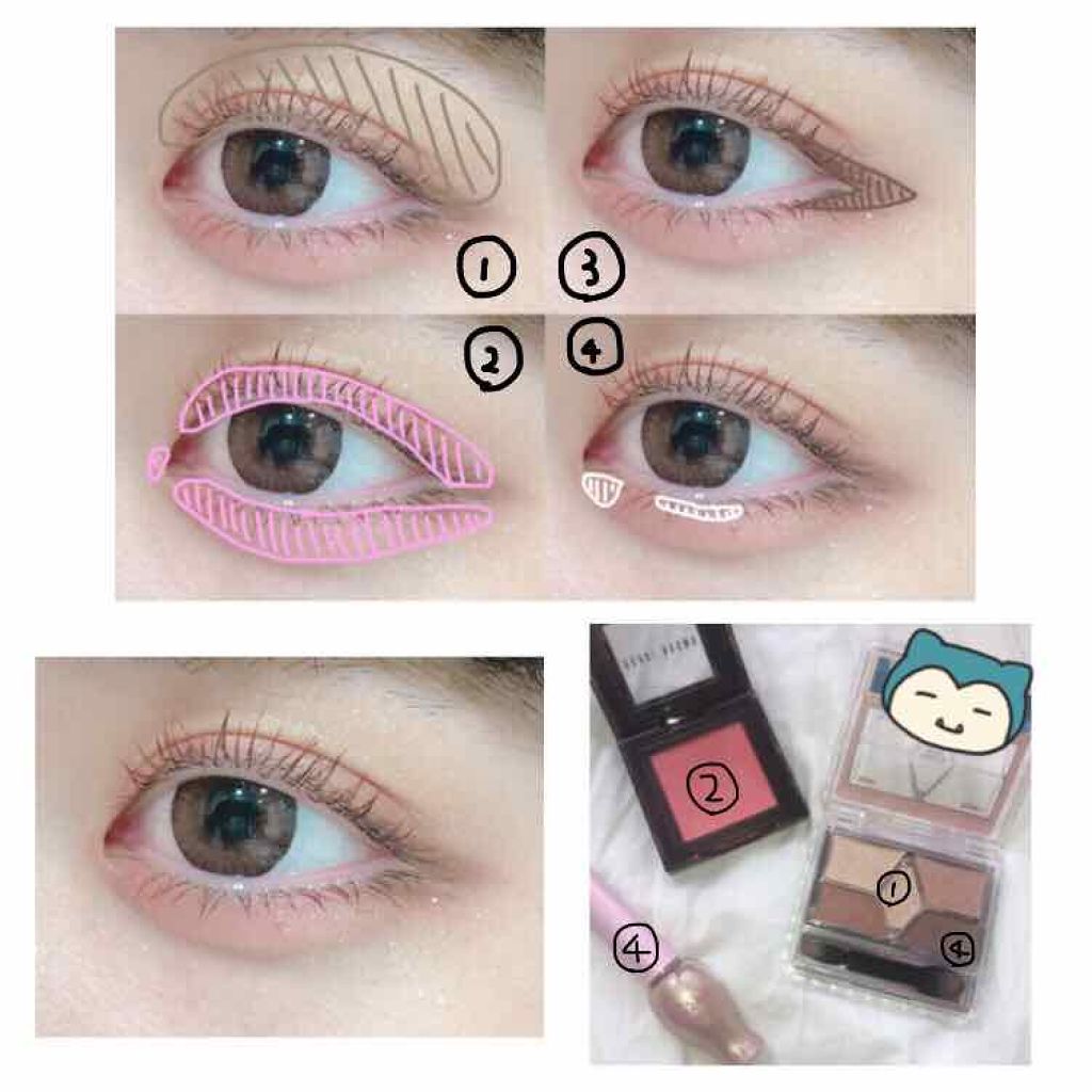 【旧品】パーフェクトスタイリストアイズ/キャンメイク/アイシャドウパレットを使ったクチコミ（3枚目）