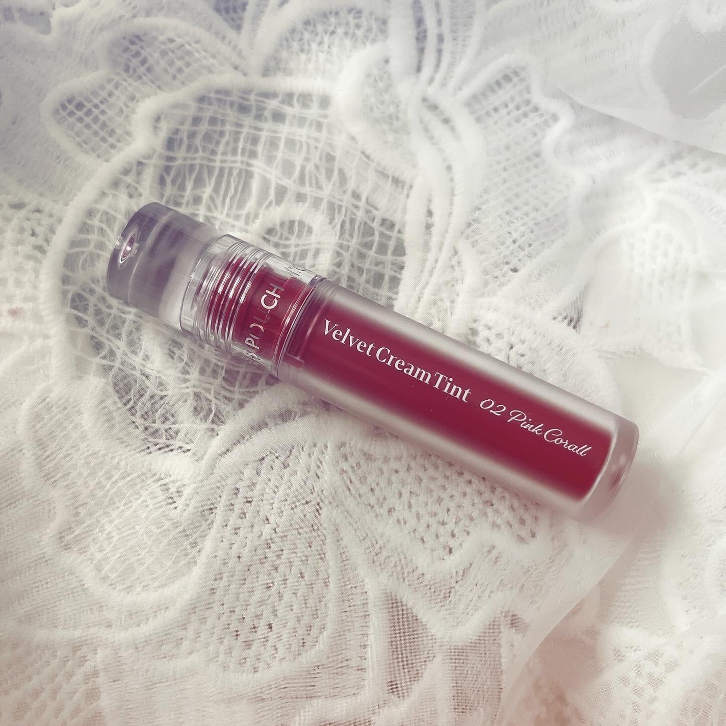 ベルベットクリームティント/Witch's Pouch/リップティントを使ったクチコミ(2枚目)