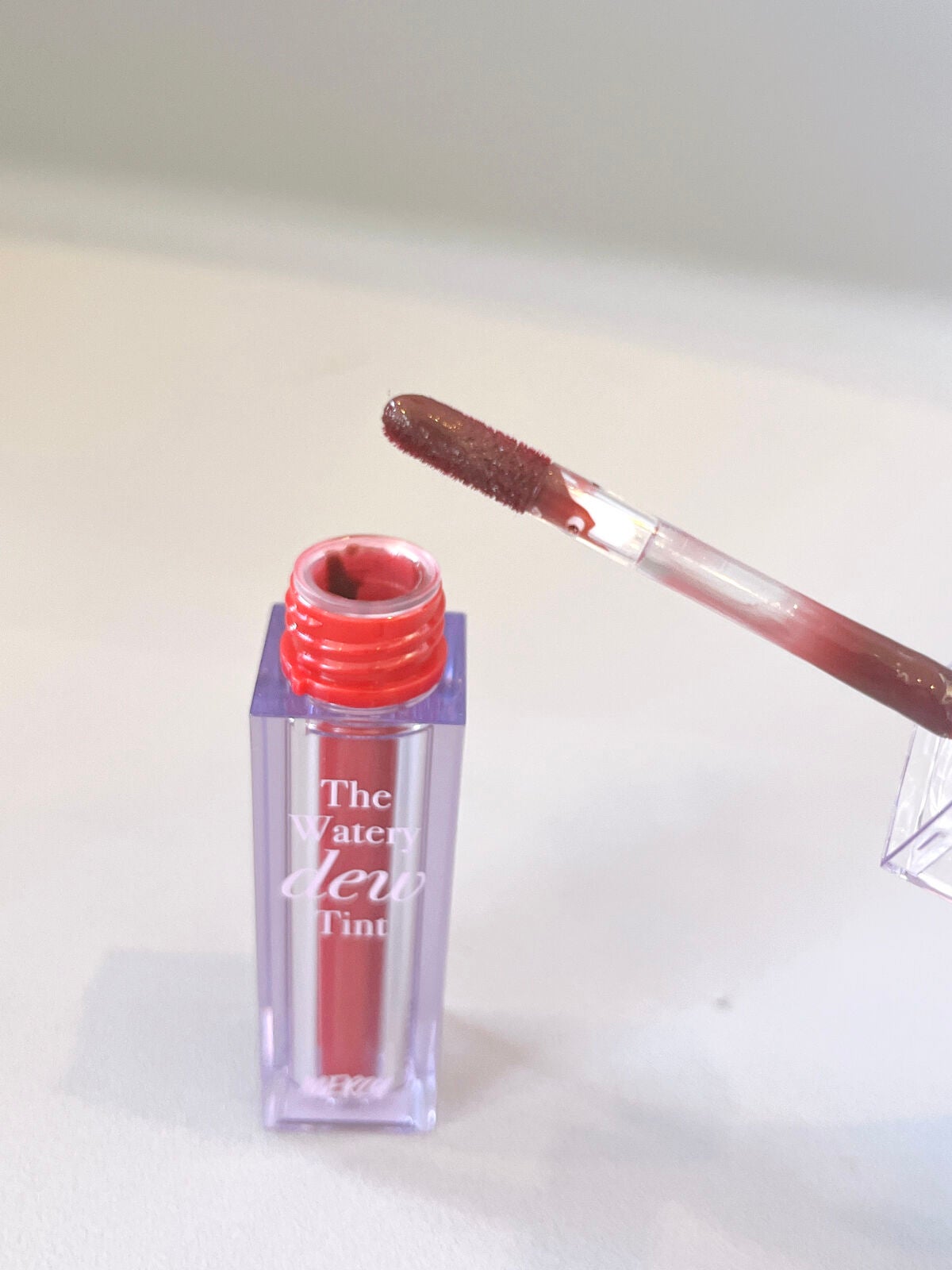 ザ ウォータリーデューティント/MERZY/リップティントを使ったクチコミ(2枚目)