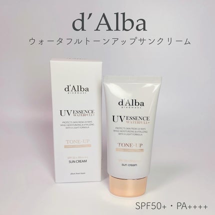 ウォータフルトーンアップサンクリーム/ダルバ/日焼け止めクリームを使ったクチコミ(1枚目)