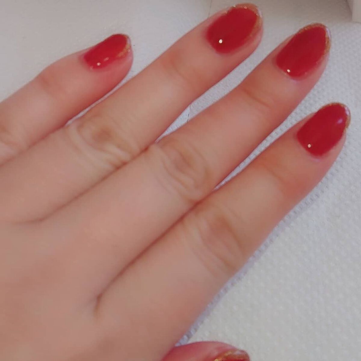 #セルフネイル,#冬ネイル,#フレンチネイルのネイルデザイン