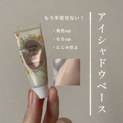 ラスティングマルチアイベース WP/キャンメイク/アイシャドウベースを使ったクチコミ(1枚目)