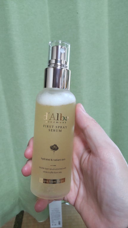 ダルバ ホワイトトリュフファーストスプレーセラム/ダルバ/ミスト状化粧水を使ったクチコミ(3枚目)