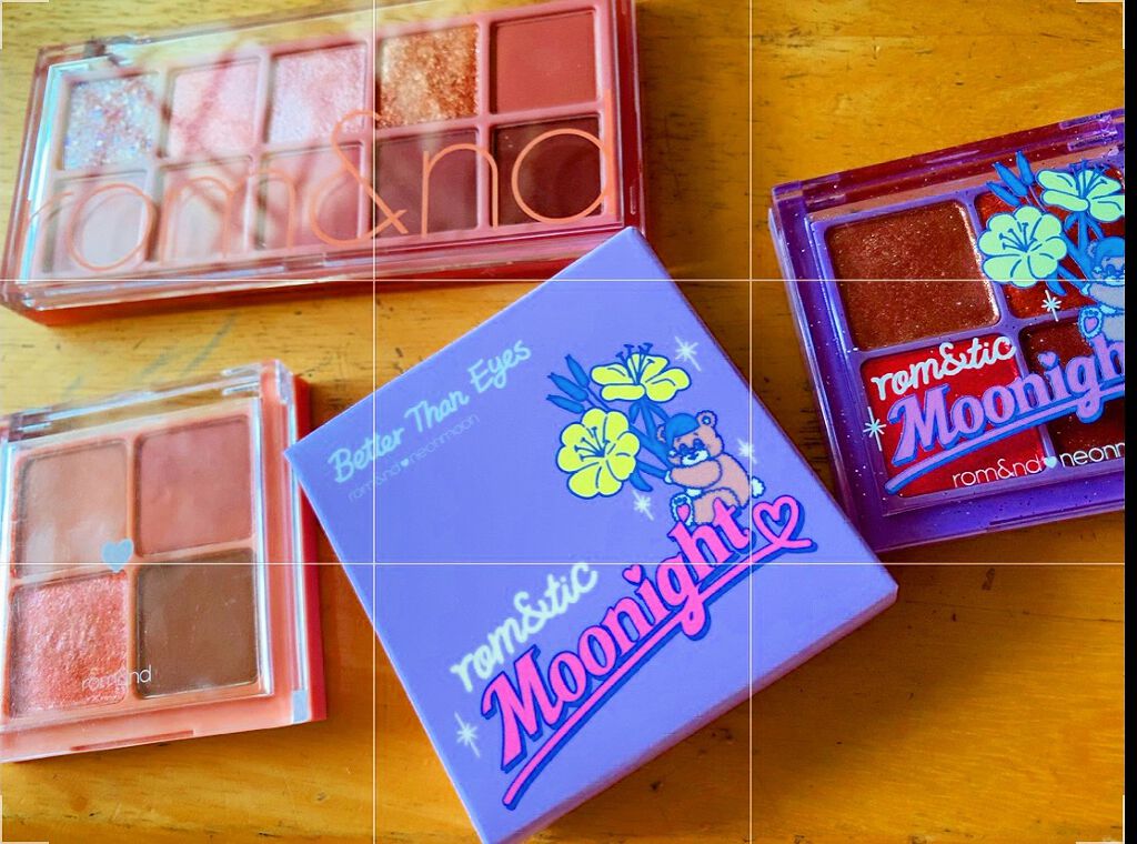 ネオンムーンベターザンアイズ /rom&nd/アイシャドウパレットを使ったクチコミ（2枚目）