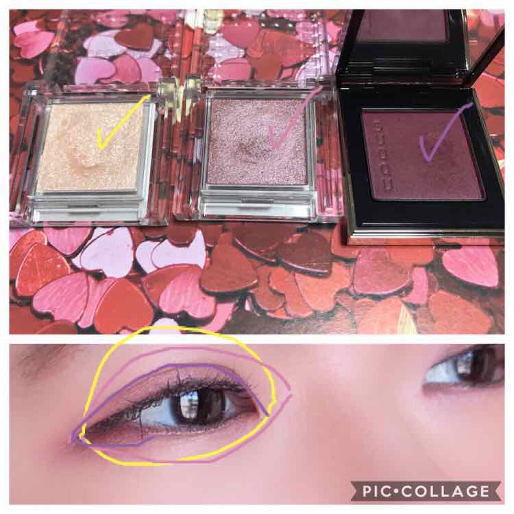 シングルカラーアイシャドウ/CEZANNE/単色アイシャドウを使ったクチコミ(3枚目)