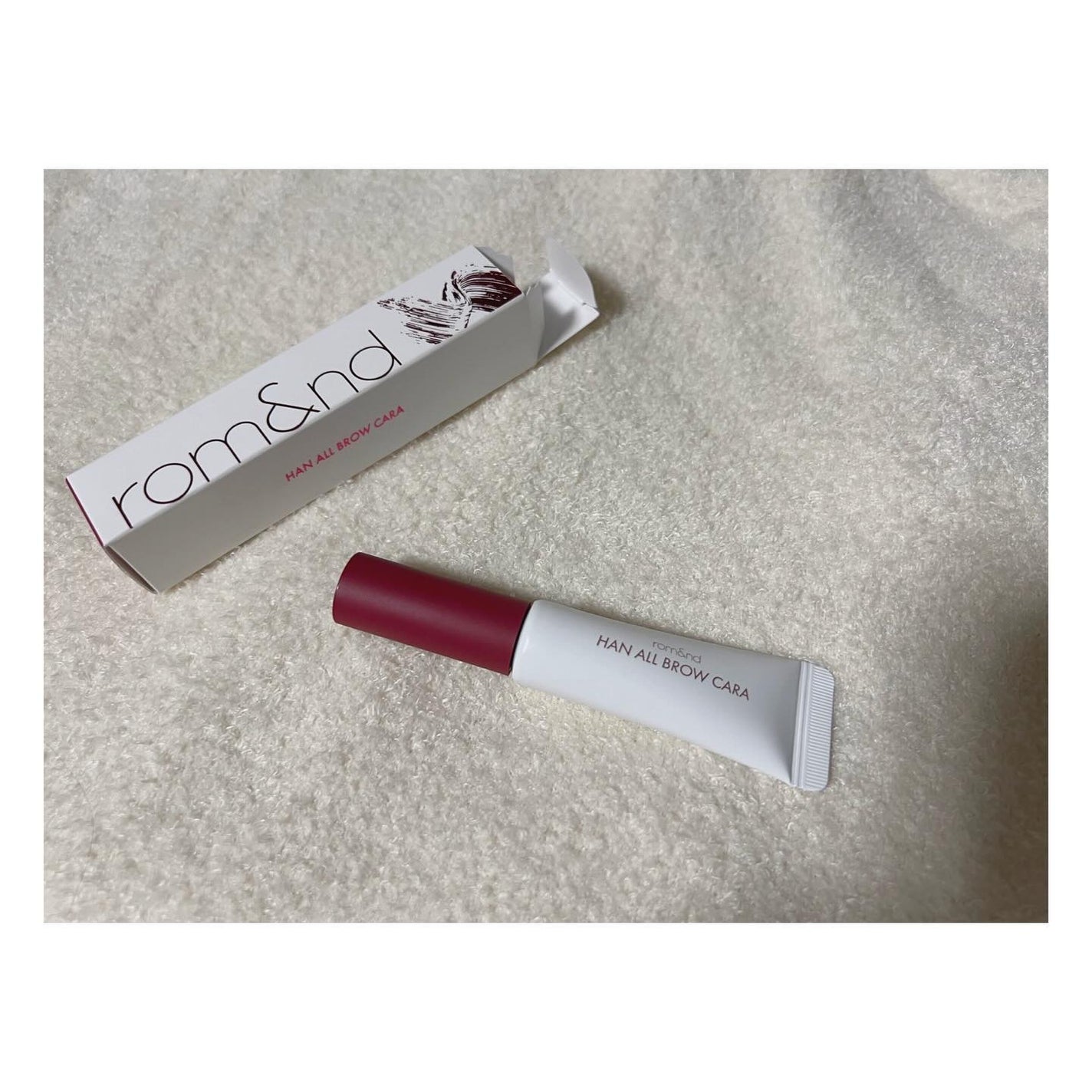 ハンオールブロウカラ/rom&nd/眉マスカラを使ったクチコミ(2枚目)