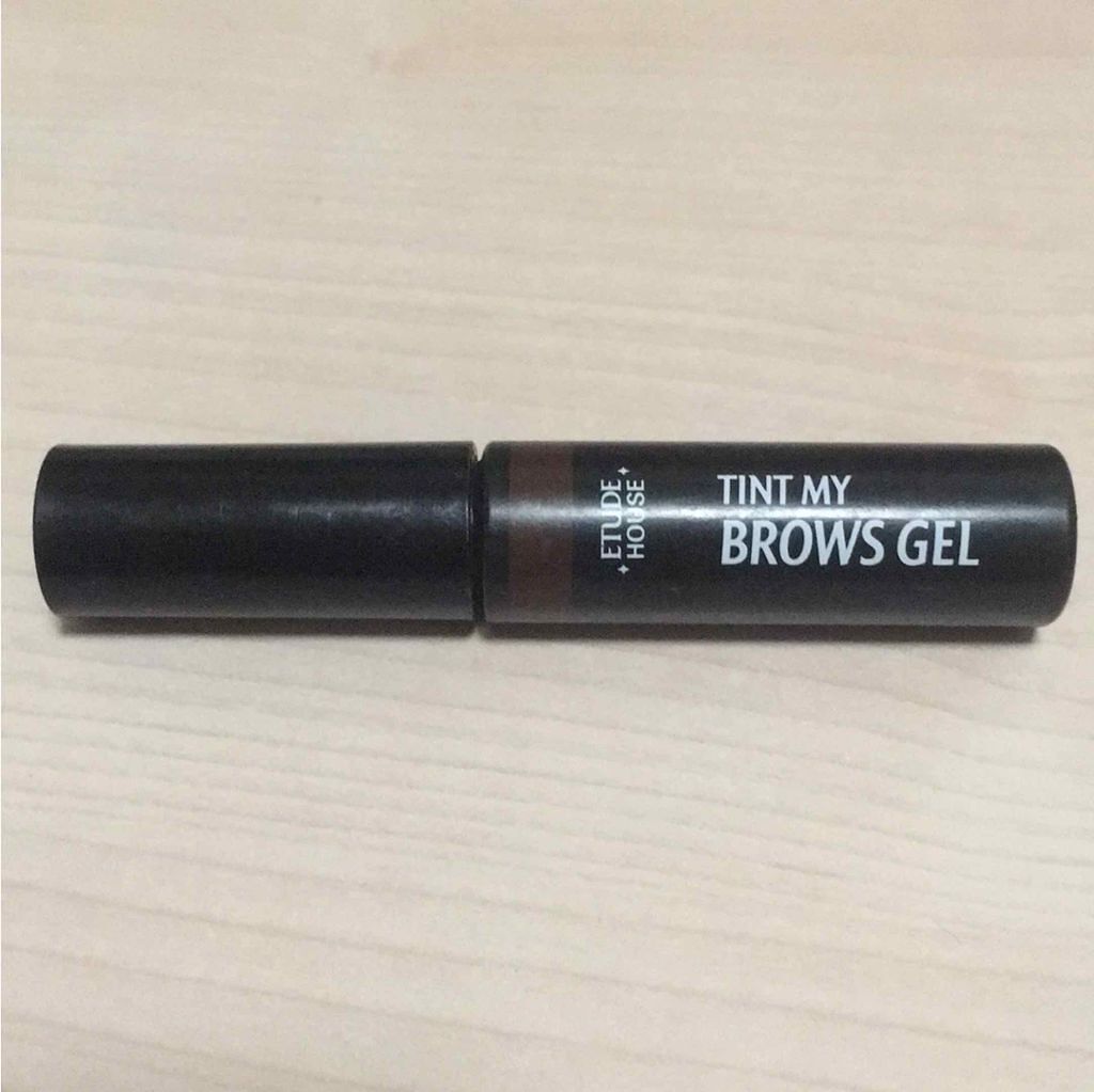 ティントマイブロウ ジェル ダークチョコブラウン/ETUDE/眉ティントを使ったクチコミ（1枚目）