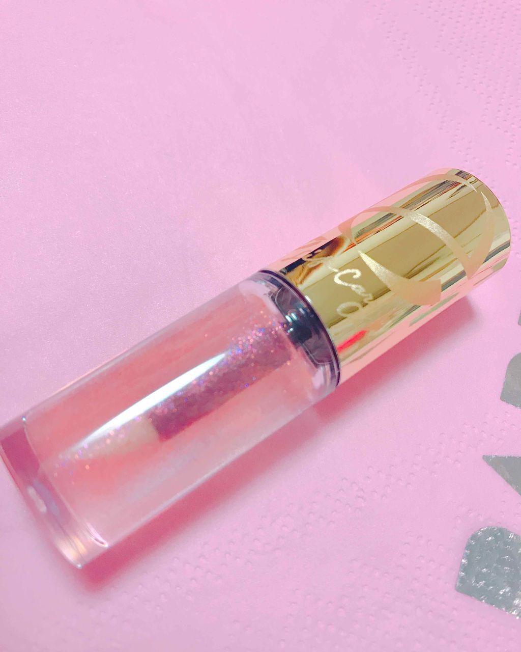 リップケアオイル/excel/リップグロスを使ったクチコミ(2枚目)