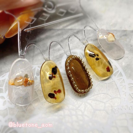 ネイルシール/キャンドゥ/ネイルシールを使ったクチコミ(4枚目)