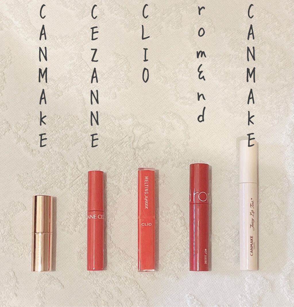 ジューシーラスティングティント/rom&nd/リップティントを使ったクチコミ（2枚目）