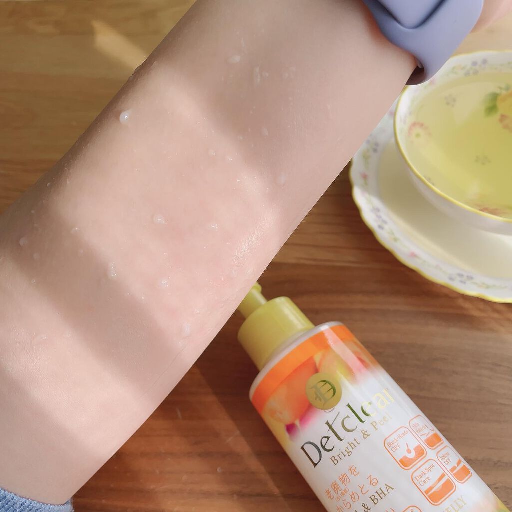 DETクリア ブライト&ピール ピーリングジェリー<ミックスフルーツの香り>/Detclear/ピーリングを使ったクチコミ(7枚目)