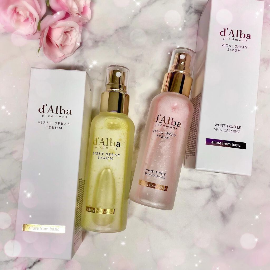 ダルバ ホワイトトリュフファーストスプレーセラム/ダルバ/ミスト状化粧水を使ったクチコミ(8枚目)