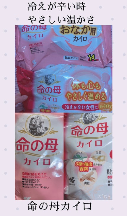 命の母 貼るタイプカイロ/桐灰化学/その他を使ったクチコミ(1枚目)