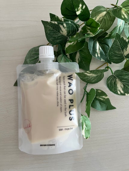 skinmarche WAOPLUS プラントベースミルクブースターマスク/ブレーンコスモス/洗い流すパック・マスクを使ったクチコミ(1枚目)