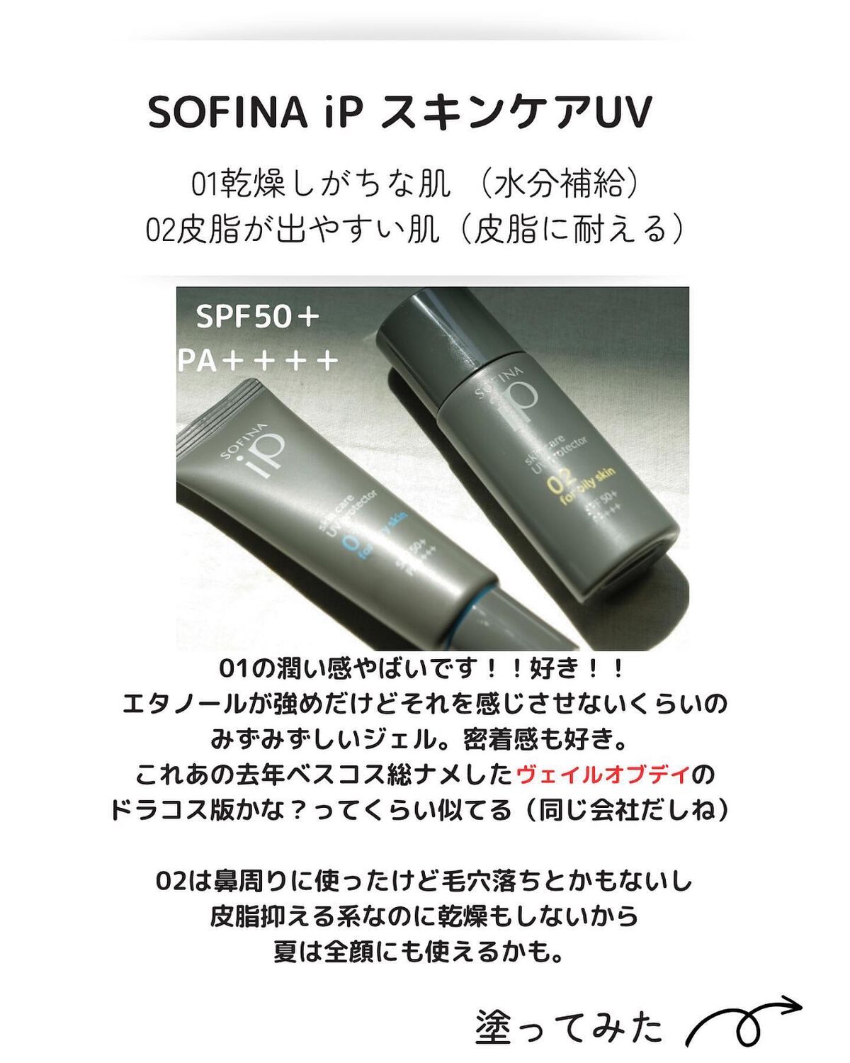 クロノビューティ カラーオンUV/アリィー/日焼け止めクリームを使ったクチコミ(2枚目)