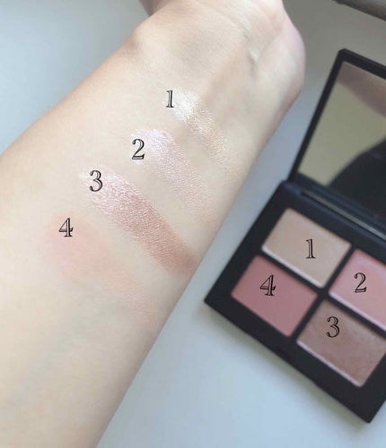クワッドアイシャドー/NARS/アイシャドウパレットを使ったクチコミ(2枚目)