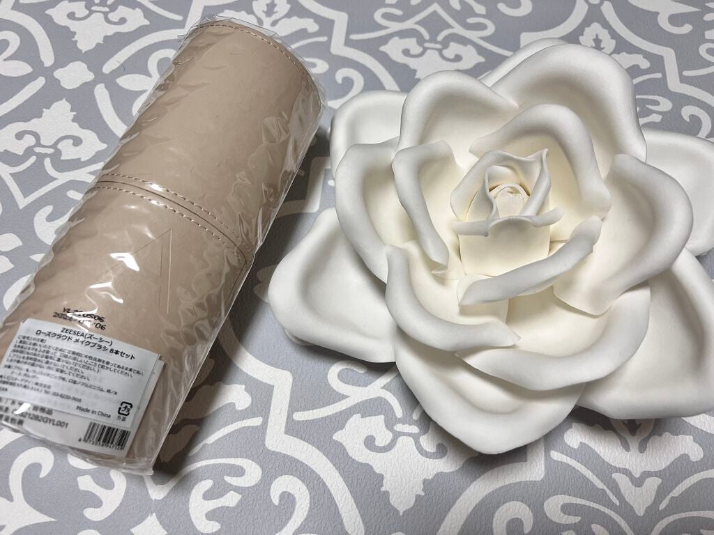 ローズクラウドメイクブラシセット/ZEESEA/メイクブラシを使ったクチコミ(2枚目)