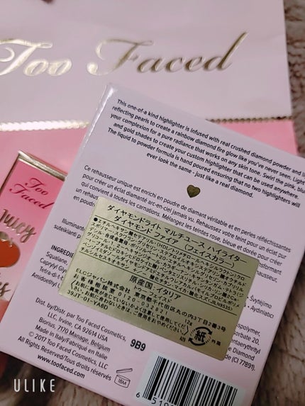 ダイヤモンドライト マルチユース ハイライター/Too Faced/パウダーハイライトを使ったクチコミ(2枚目)