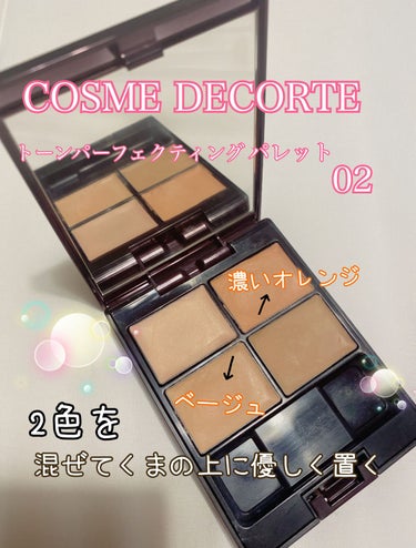 トーンパーフェクティング パレット/DECORTÉ/パレットコンシーラーを使ったクチコミ（2枚目）