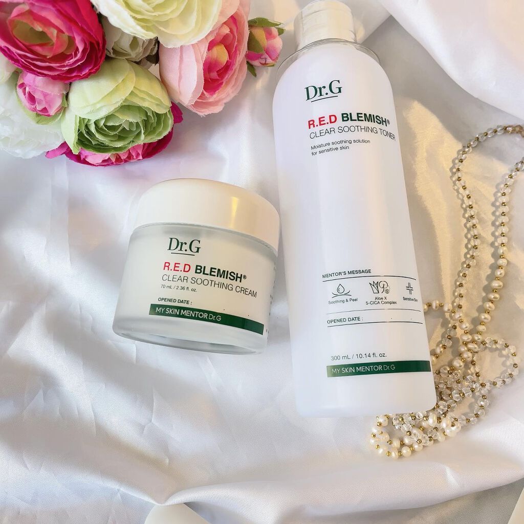 レッドB・Cスムージングクリーム/Dr.G/フェイスクリームを使ったクチコミ（1枚目）