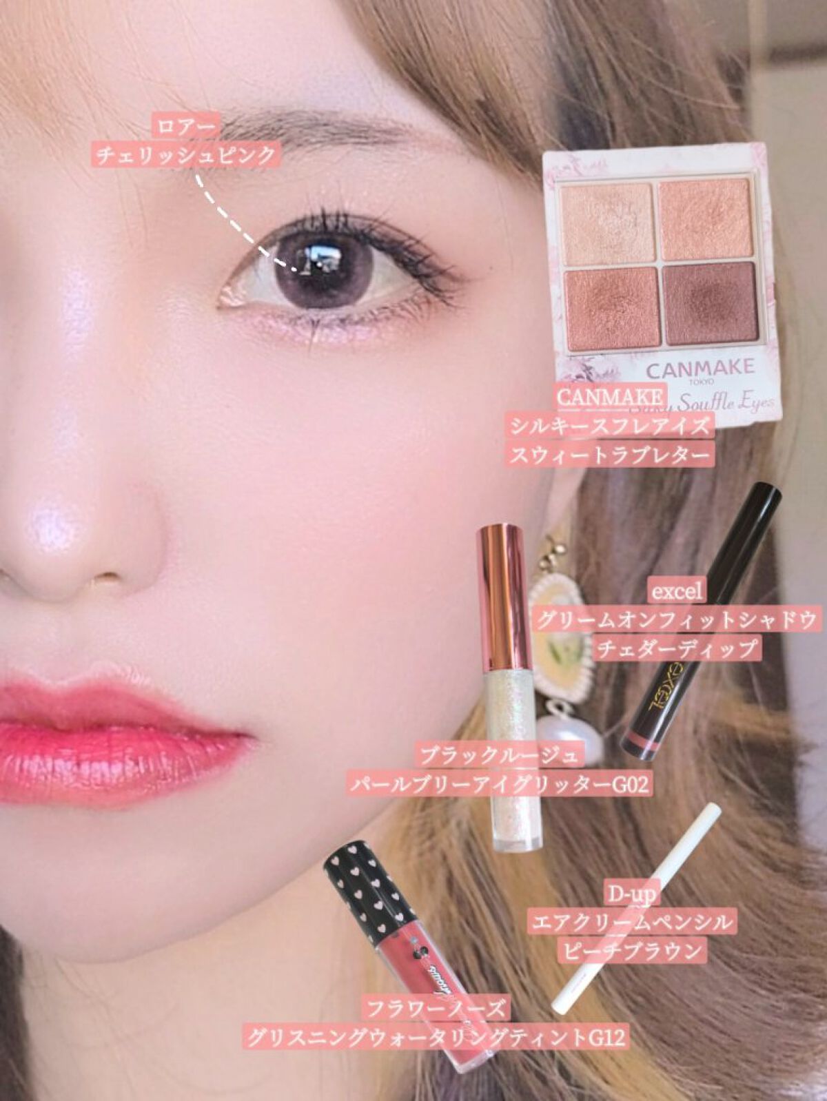 グリスニングウォータリングティント/FlowerKnows/リップティントを使ったクチコミ（2枚目）