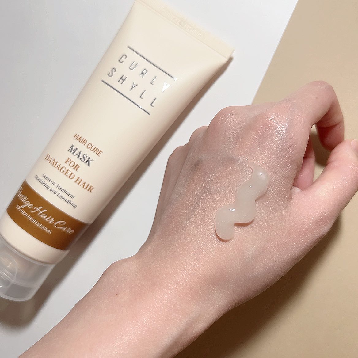 HAIR CURE MASK/CULRY SHYLL/アウトバストリートメントを使ったクチコミ（2枚目）