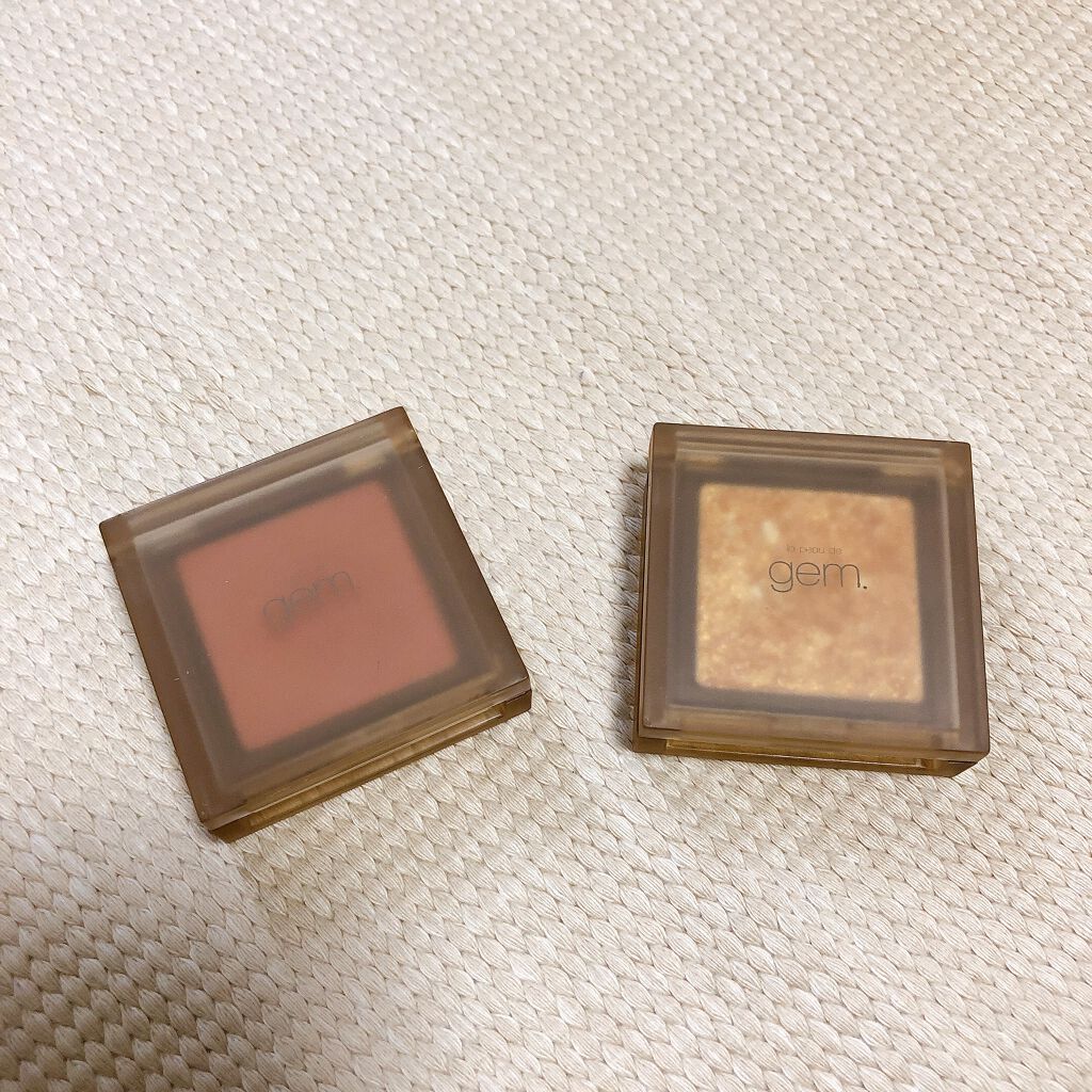 single eye color/la peau de gem./単色アイシャドウを使ったクチコミ(1枚目)