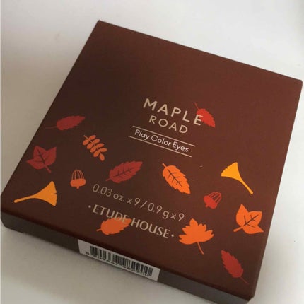 プレイカラーアイシャドウ メープルロード/ETUDE/アイシャドウパレットを使ったクチコミ(1枚目)